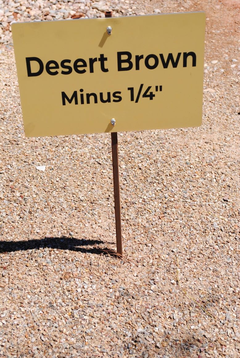 Desert Brown Minus 1/4"