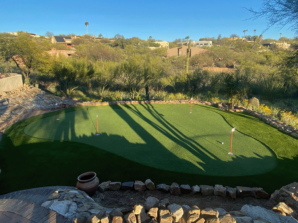 Putting Green Installation April 2024